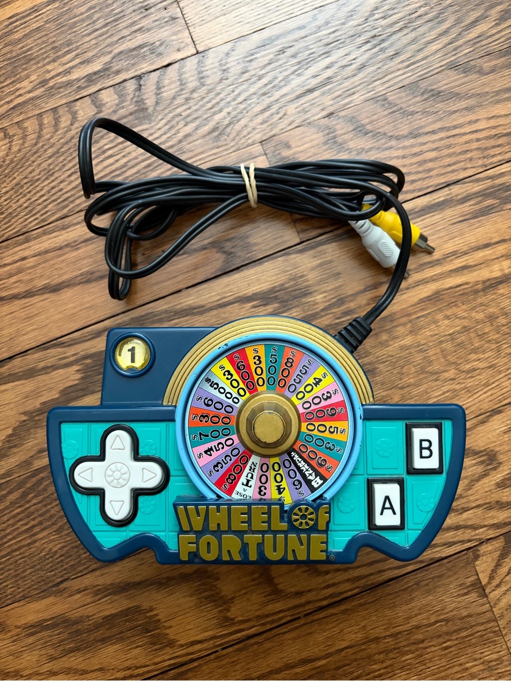 Wheel of Fortune TV Video Plug N Play Game - 2005 Jakks Pacific-tested Works